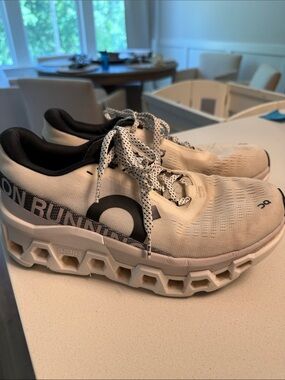 On Running Women’s CloudTec Athletic Shoes — White/Black